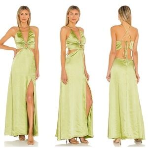 LPA Aniston Dress in Chartreuse Size M